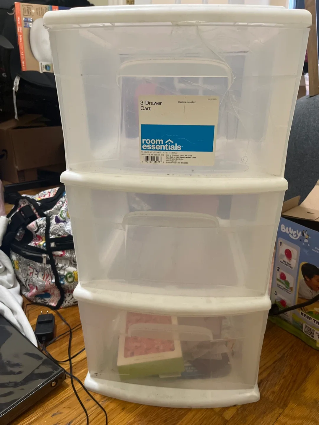 Room Essentials 3-Drawer Cart - Storage thumbnail