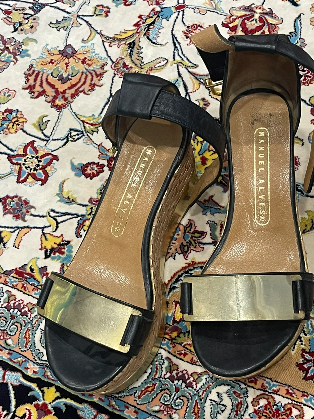 Manuel Alves Platform Sandals - Size 7