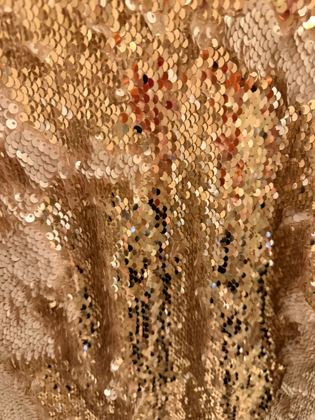 Sequin Party Dress - Gold xs - photo 5