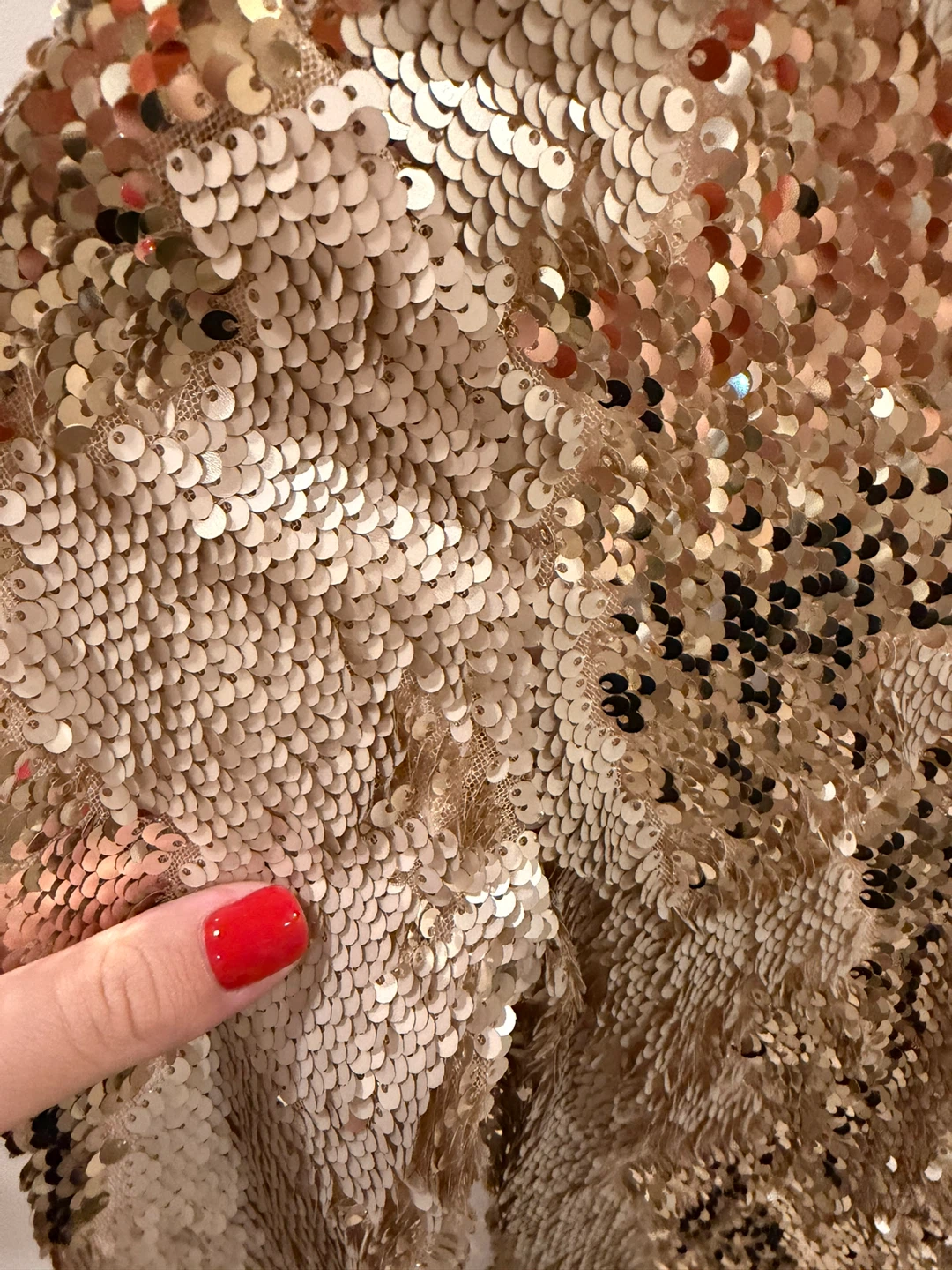 Sequin Party Dress - Gold xs - photo 2