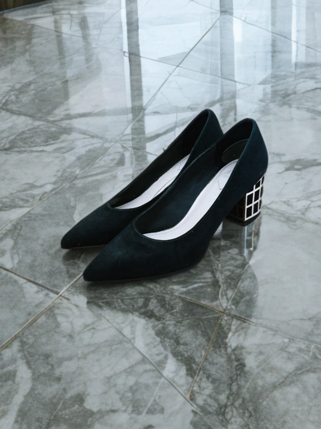 Brian Atwood Black heels size 6.5 fitting for size 7