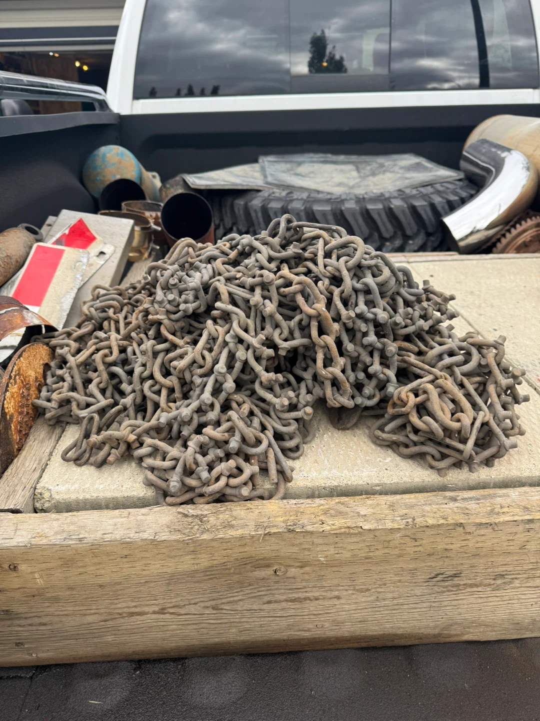 11-24.5  semi Truck Tire Chains - photo 3