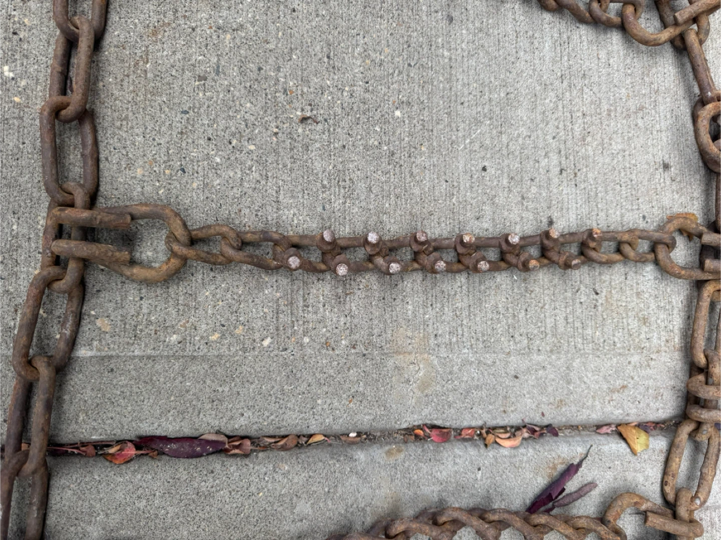 11-24.5  semi Truck Tire Chains - photo 2