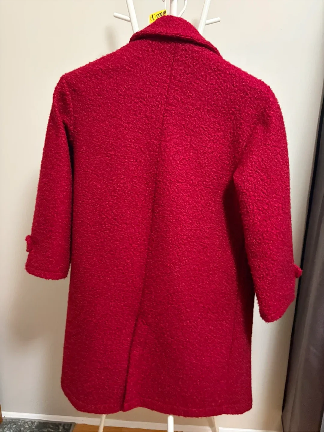 Papa Vancouver Red Boucle Coat - Size S image indicator(2)