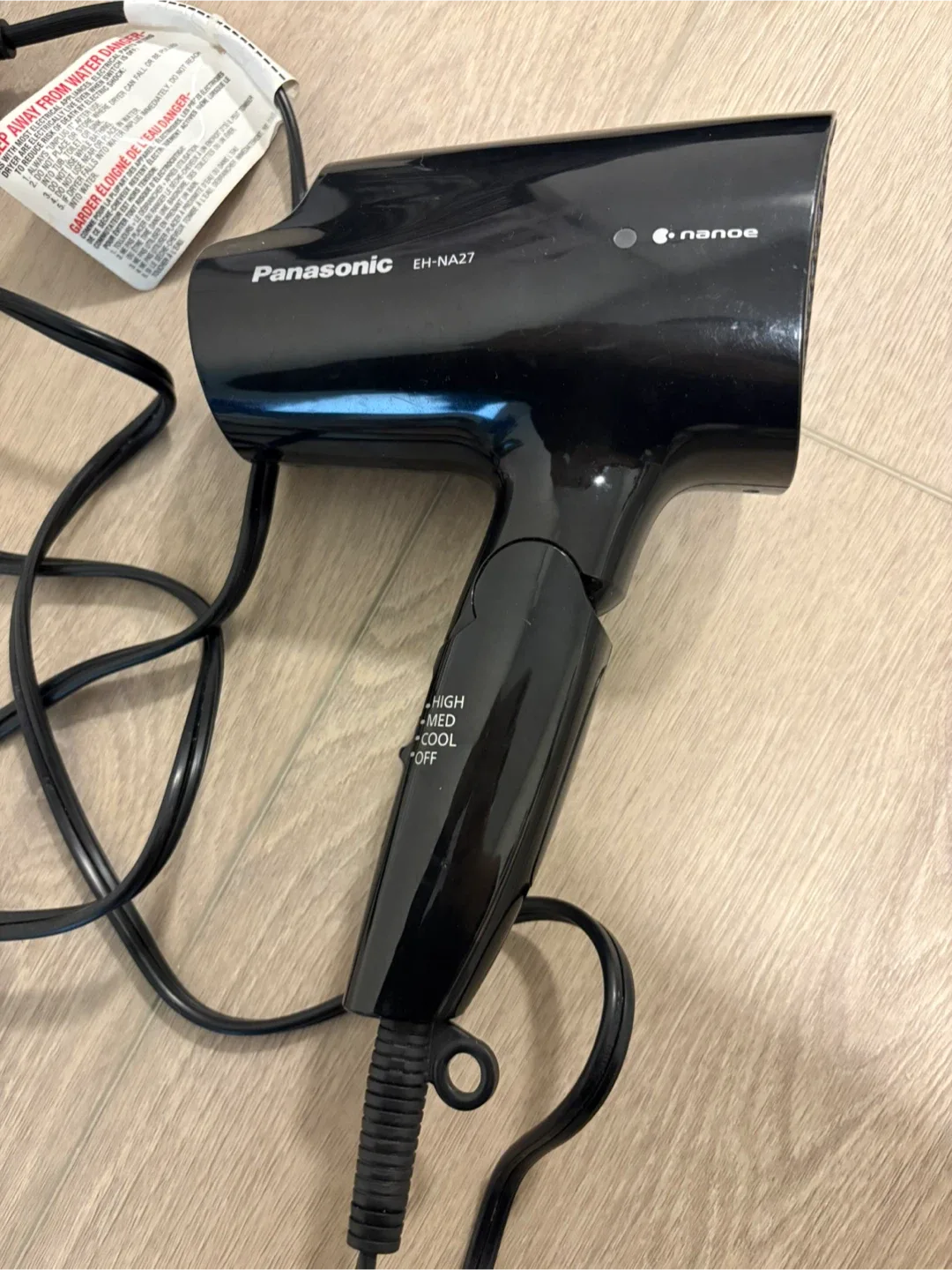 Panasonic EH-NA27 Hair Dryer - Black image indicator(2)