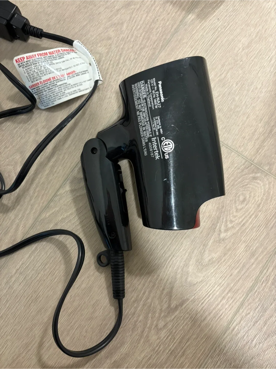 Panasonic EH-NA27 Hair Dryer - Black image indicator(4)