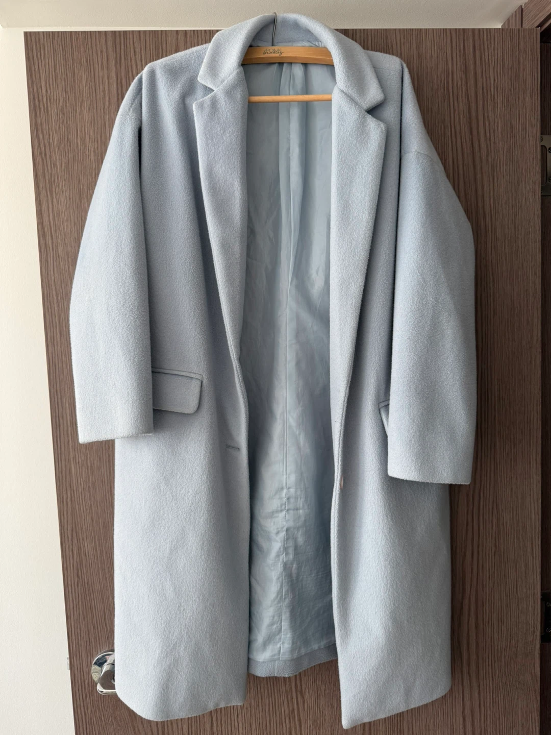 Light Blue Wool Peacoat- XS/S