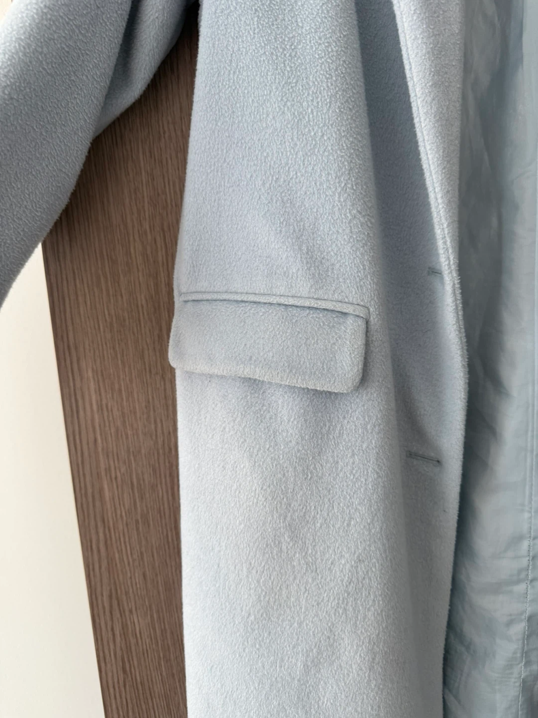 Light Blue Wool Peacoat- XS/S - photo 4