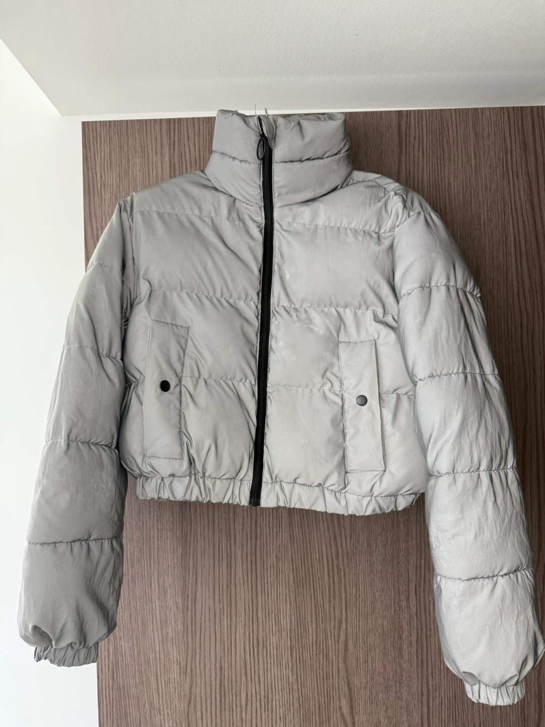 Garage Reflective Puffer Jacket - Size Small