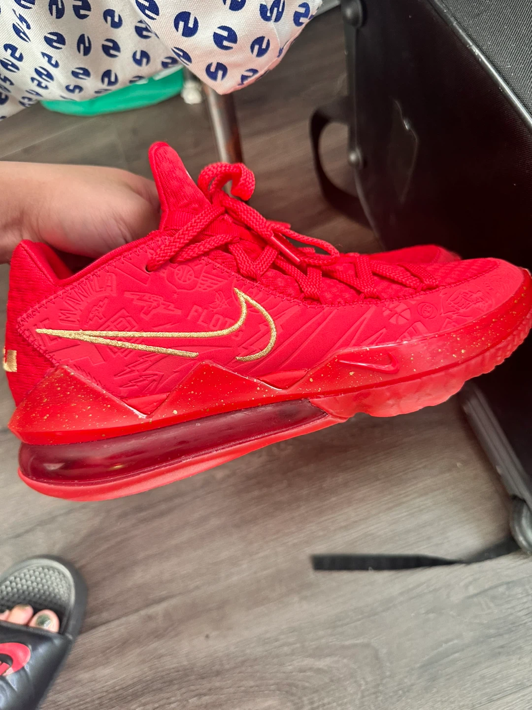 Nike LeBron 17 Low Titan Red US Men's 9.5