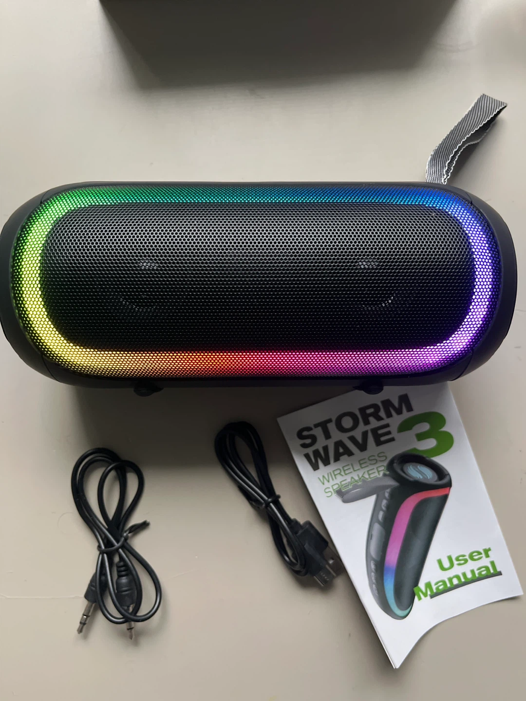Storm Wave 3 Wireless Speaker - RGB, Waterproof - photo 4