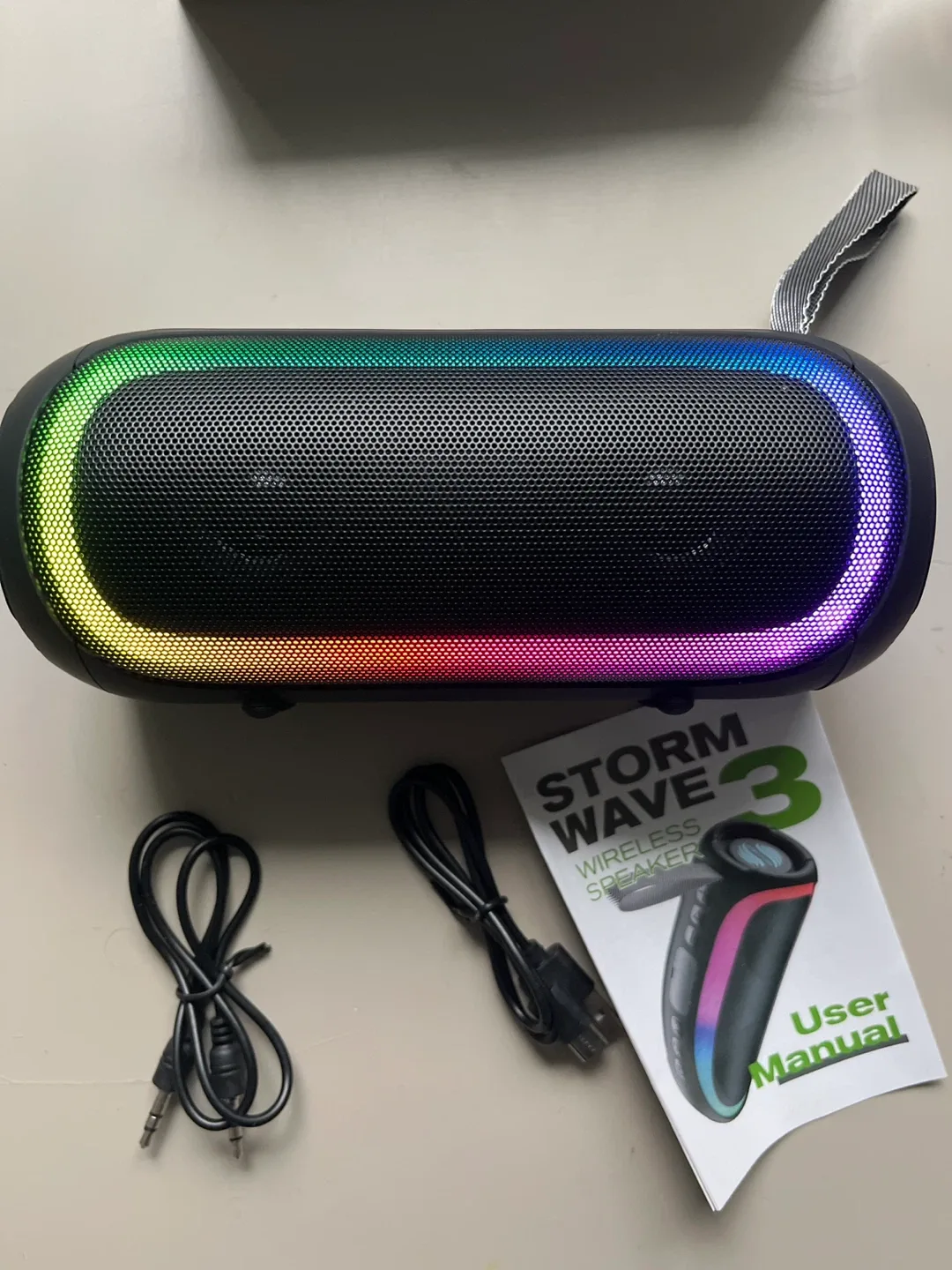 Storm Wave 3 Wireless Speaker - RGB, Waterproof image indicator(4)