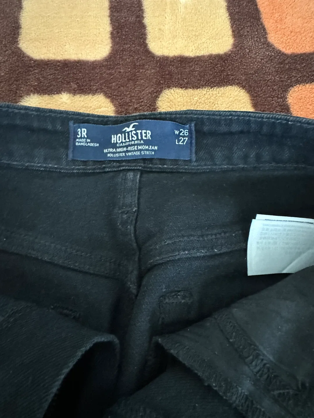 Hollister Black Jeans W26 L27 image indicator(3)