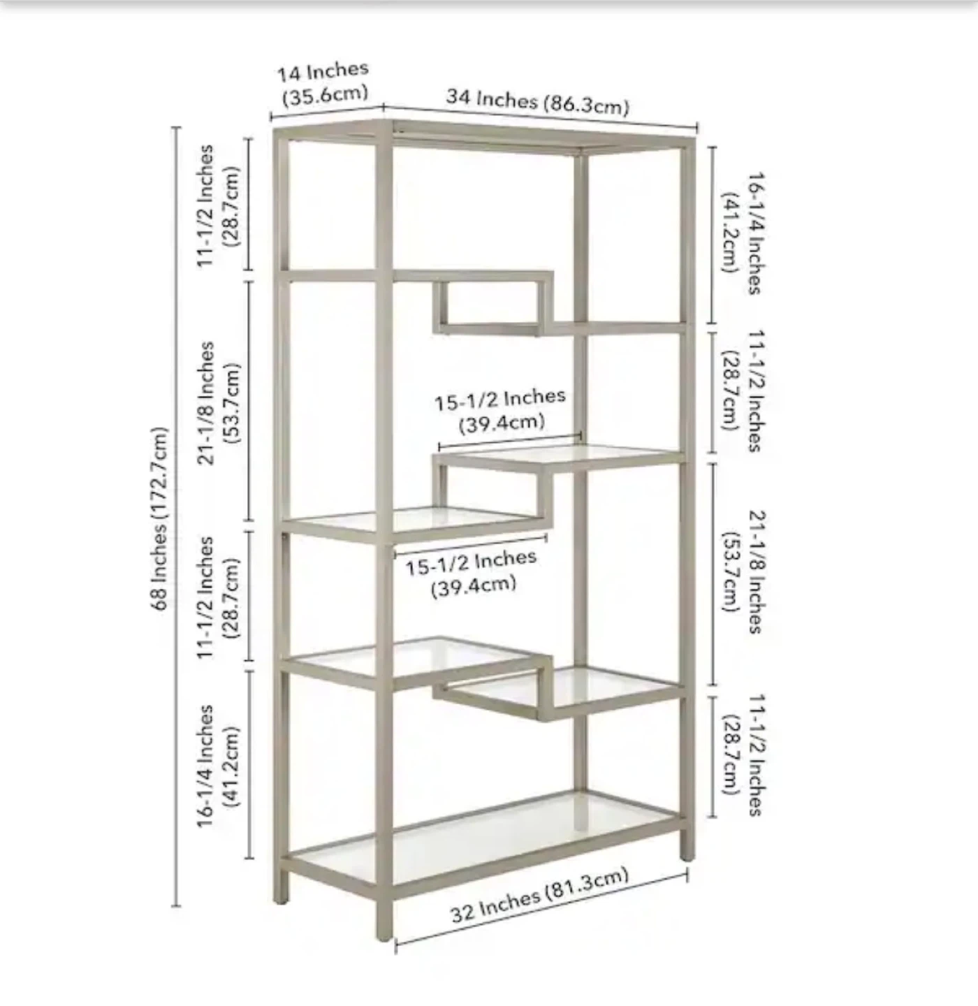 Hudson & Canal Johann Bookcase - photo 2