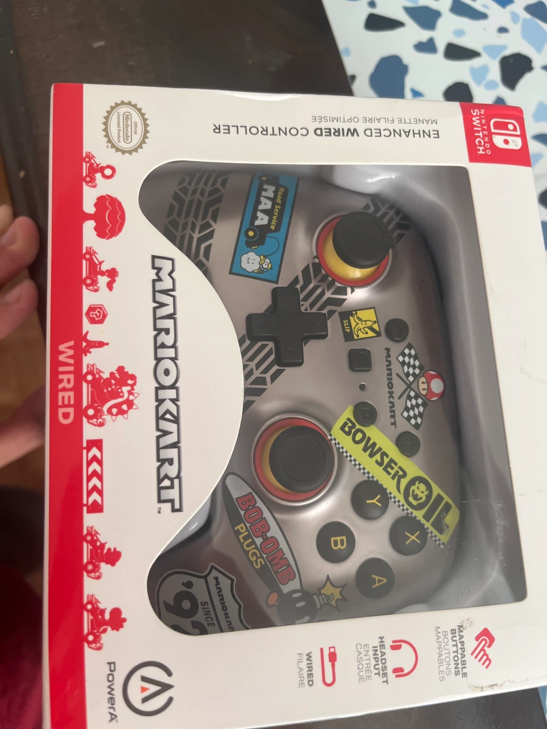 New PowerA Wired Controller for Nintendo Switch and Mario Kart - photo 2