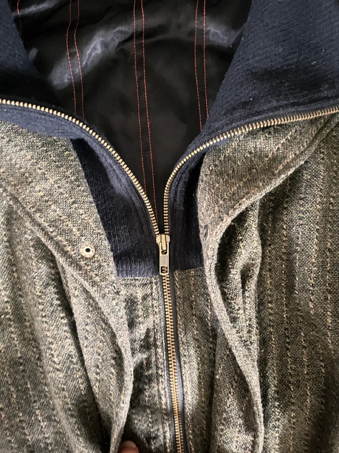 Vintage Wool Blend Bomber Jacket image indicator(5)