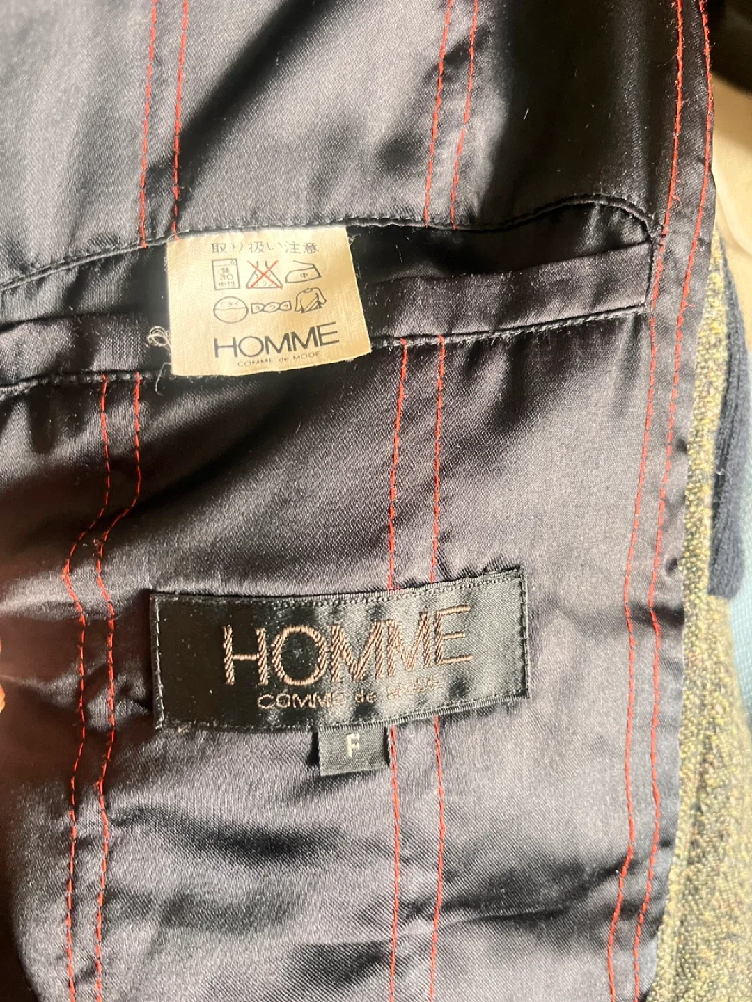 Vintage Wool Blend Bomber Jacket image indicator(8)