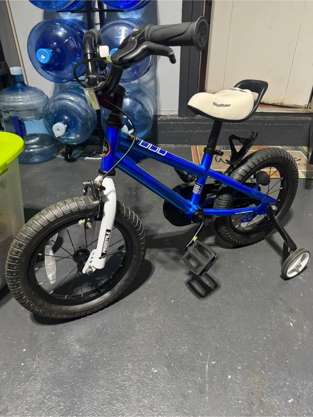 RoyalBaby Freestyle 12" Blue Kids Bike thumbnail