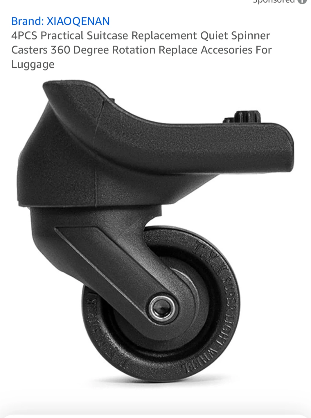 Brand New Luggage Wheel Replacement Kit (4 Pcs) - photo 2