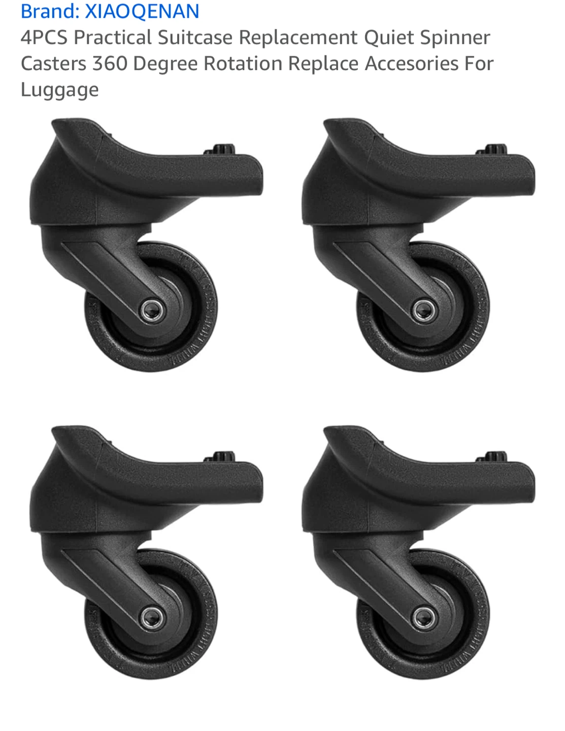 Brand New Luggage Wheel Replacement Kit (4 Pcs)