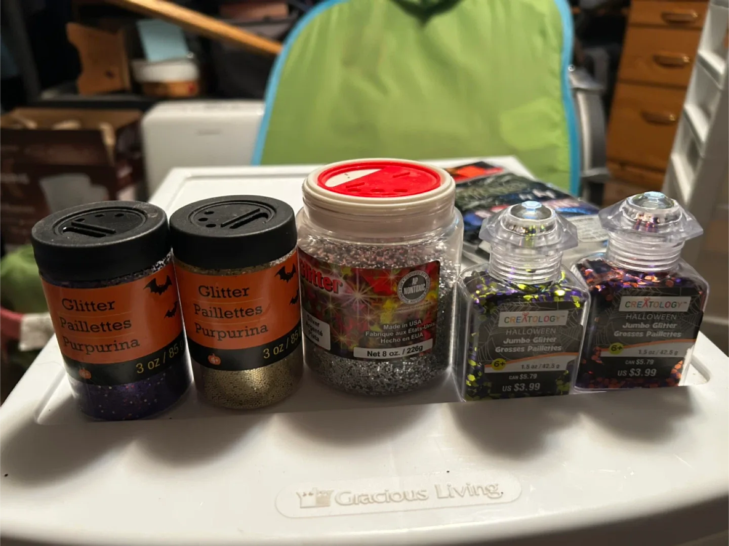 Assorted Glitter - Pailettes, Purpurina, Creatology