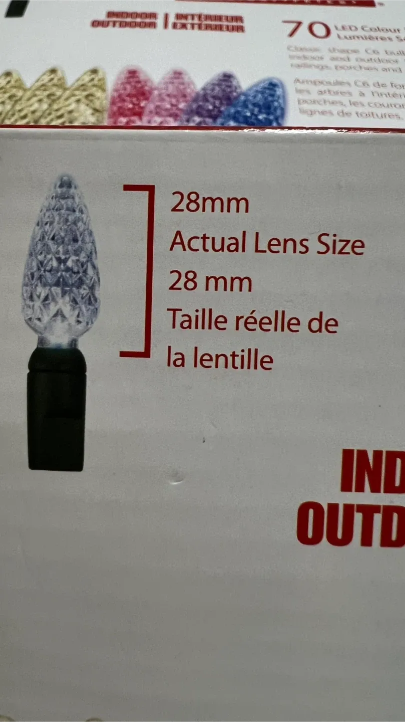 Christmas lights - 70 LED Colour Select C6 Lights - NEW image indicator(3)