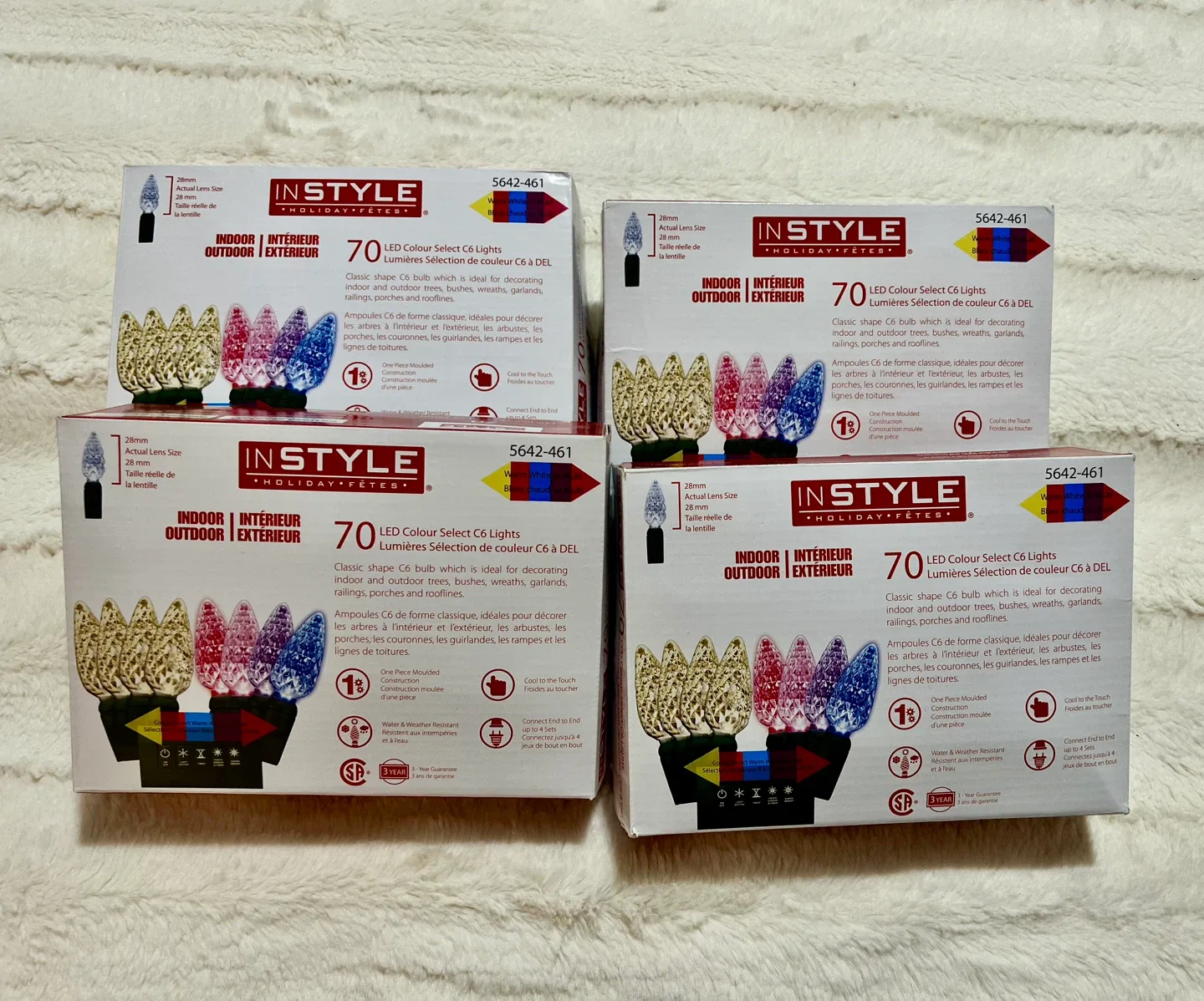 Christmas lights - 70 LED Colour Select C6 Lights - NEW image indicator(6)