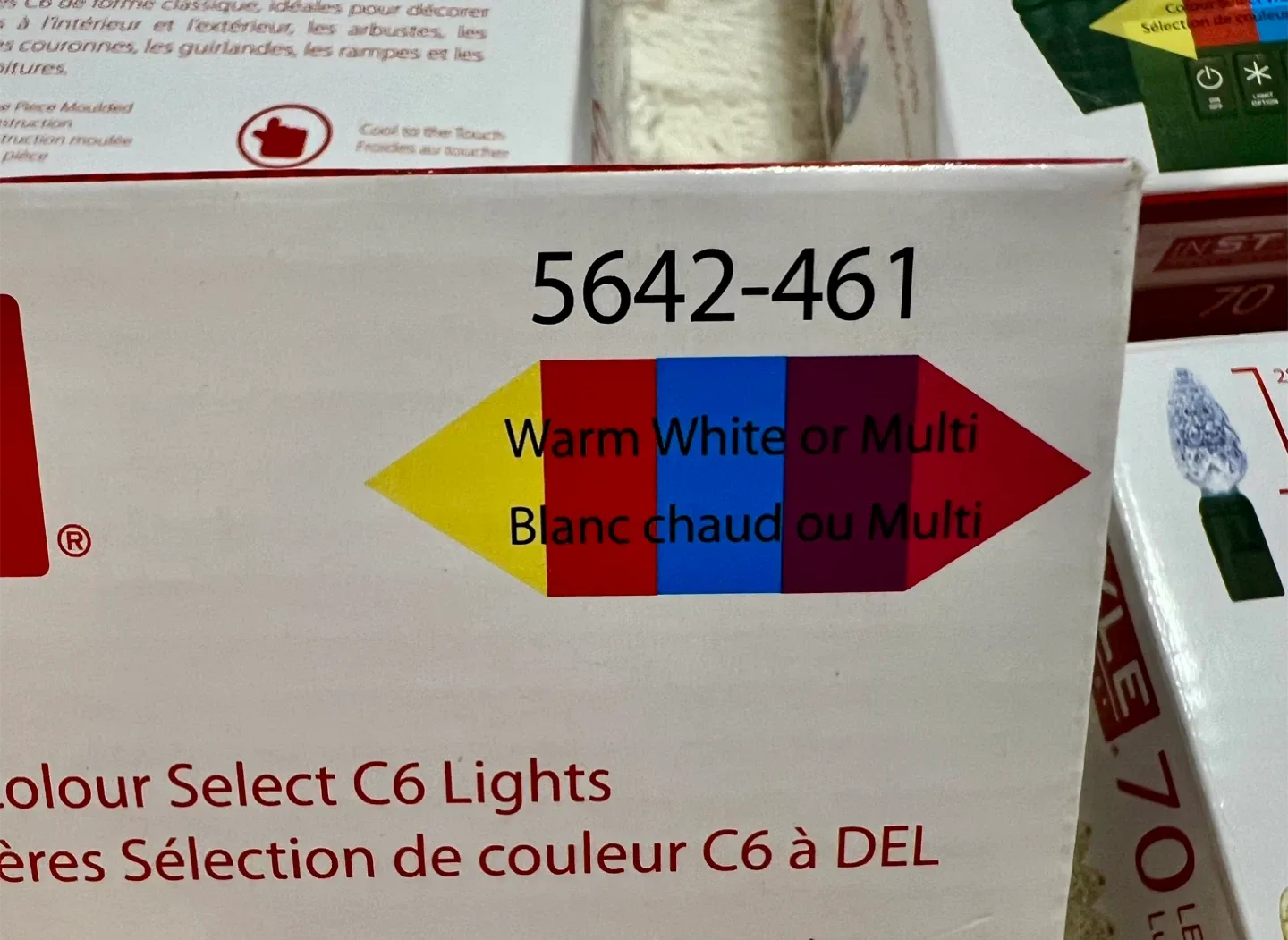 Christmas lights - 70 LED Colour Select C6 Lights - NEW image indicator(5)