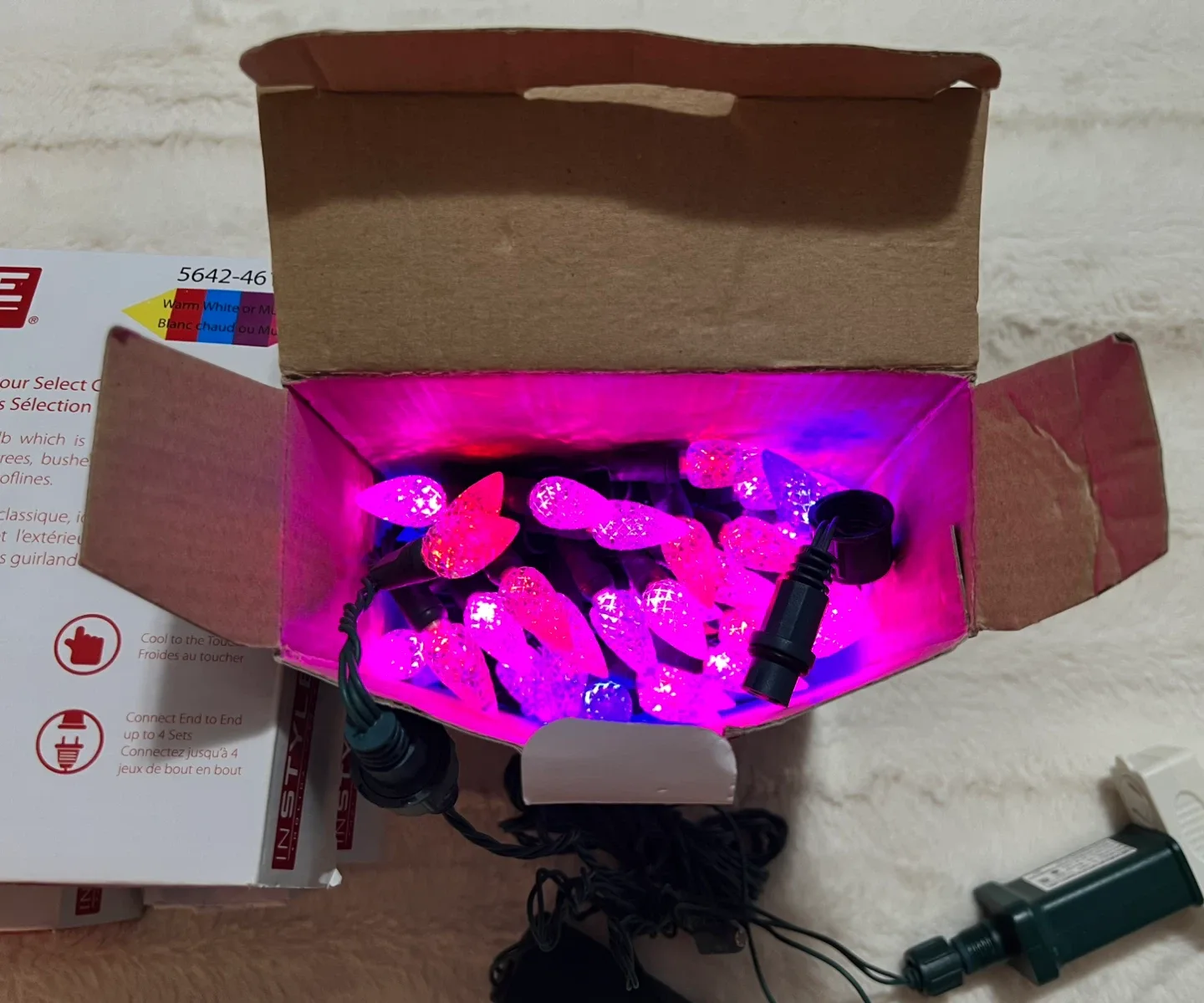 Christmas lights - 70 LED Colour Select C6 Lights - NEW image indicator(7)