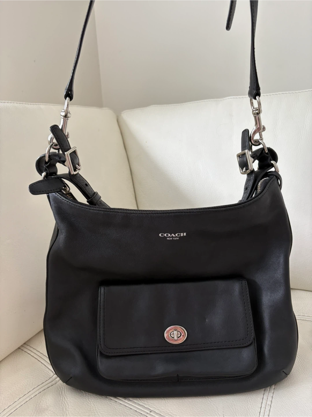 Coach Black Leather Handbag - photo 5