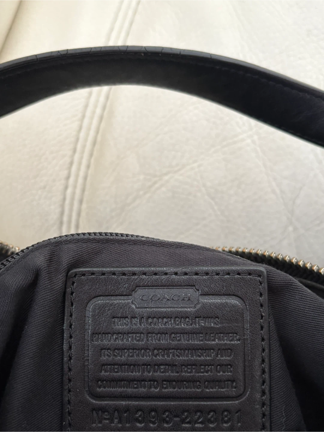 Coach Black Leather Handbag - photo 3