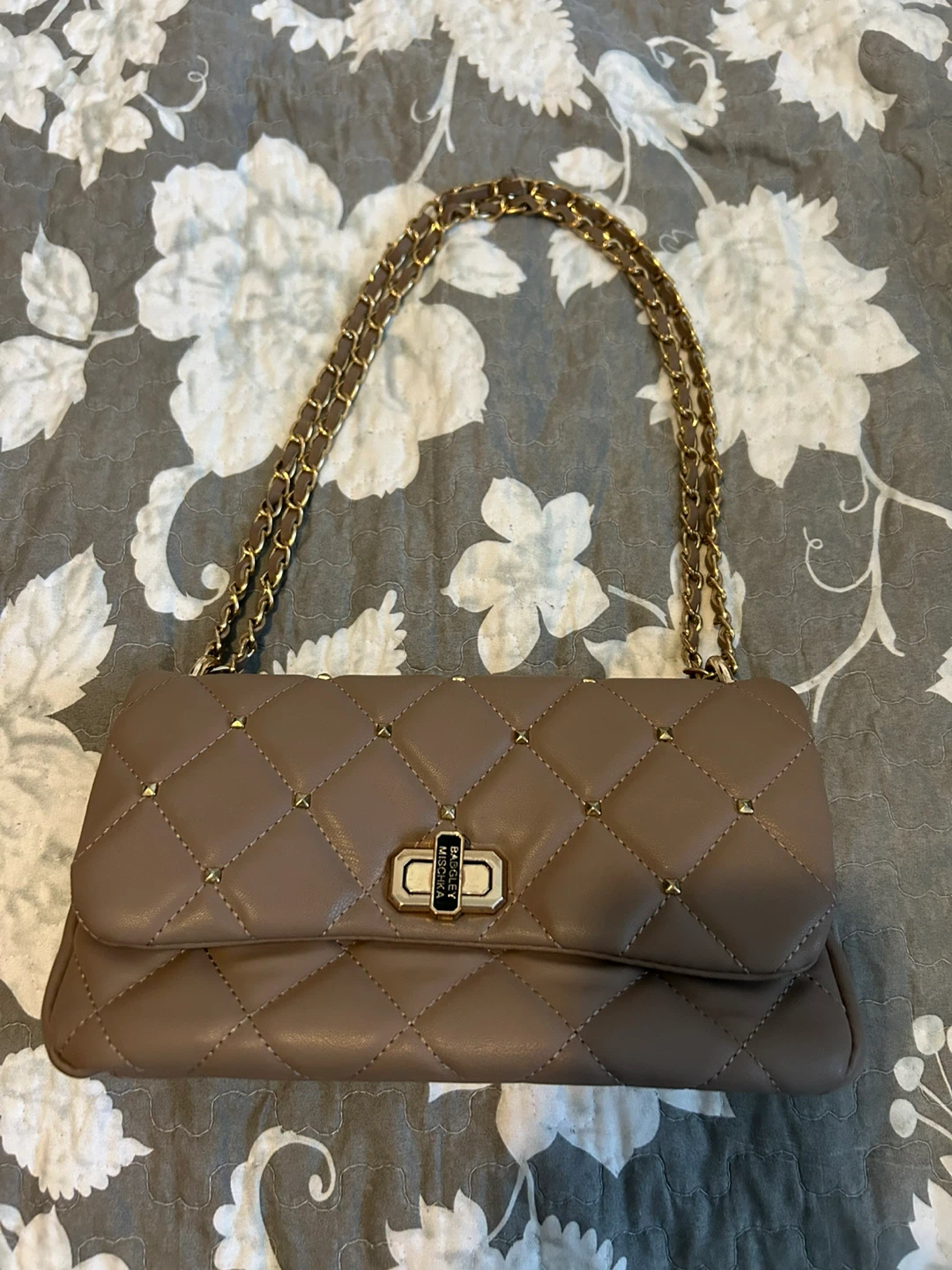 Badgley Mischka Quilted Shoulder Bag