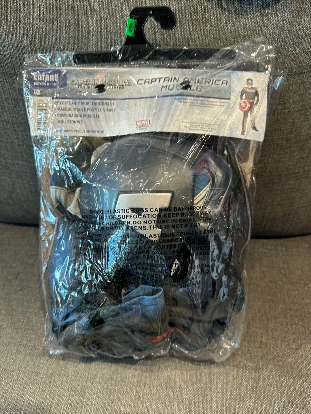 Captain America Muscle Costume - Medium (8-10) image indicator(2)