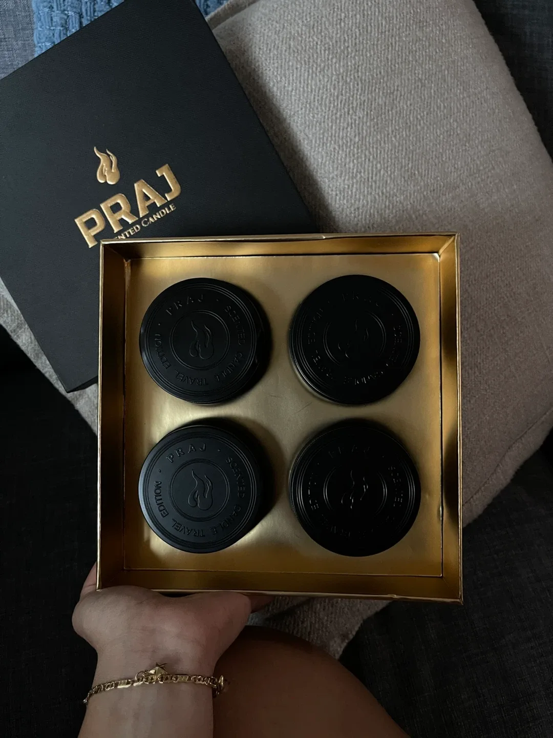 PRAJ Scented Candle Travel Edition Set image indicator(2)