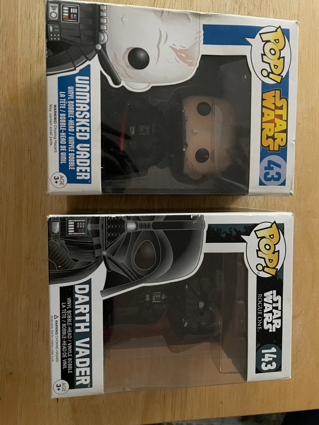 Funko POP! Star Wars Darth Vader & Unmasked Vader thumbnail