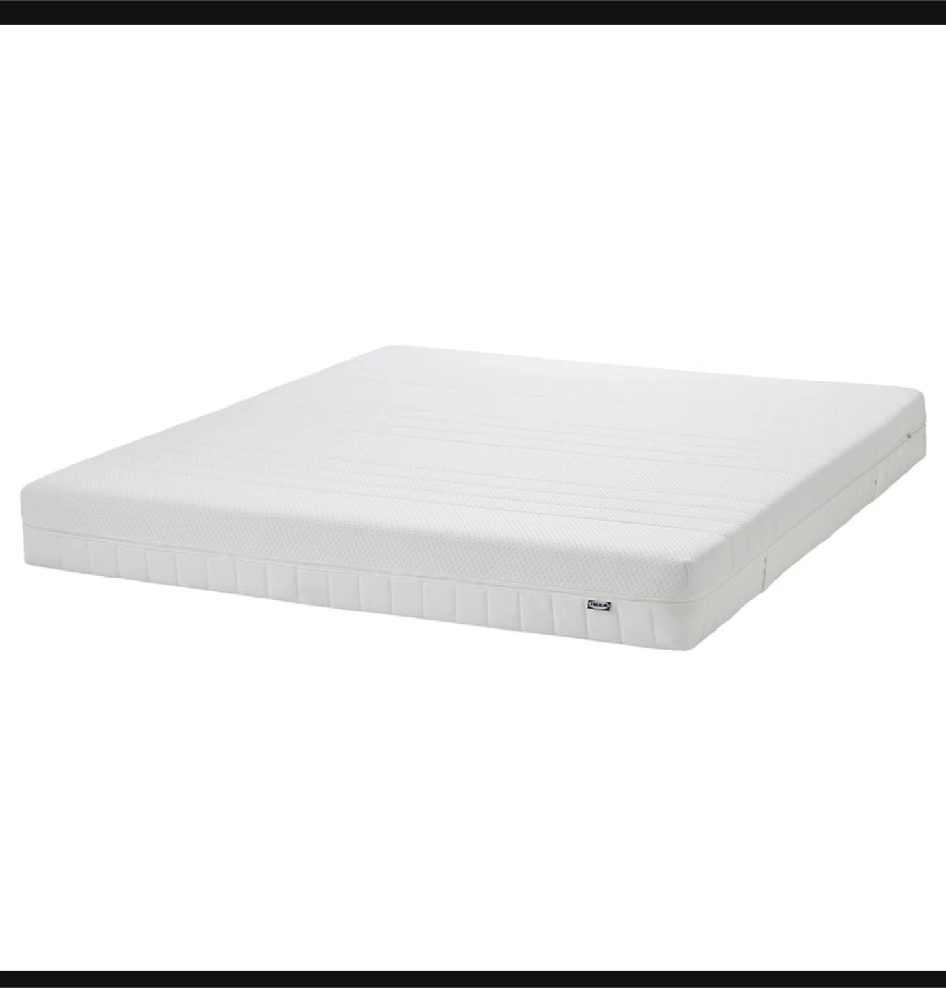 Two IKEA Akrehamn Foam Mattresses, Firm/White, Full – Like New! - photo 5