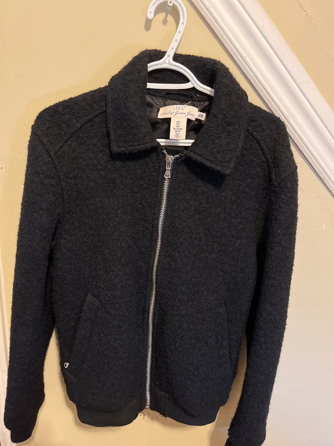 H&M L.O.G.G. Black Jacket - Size S