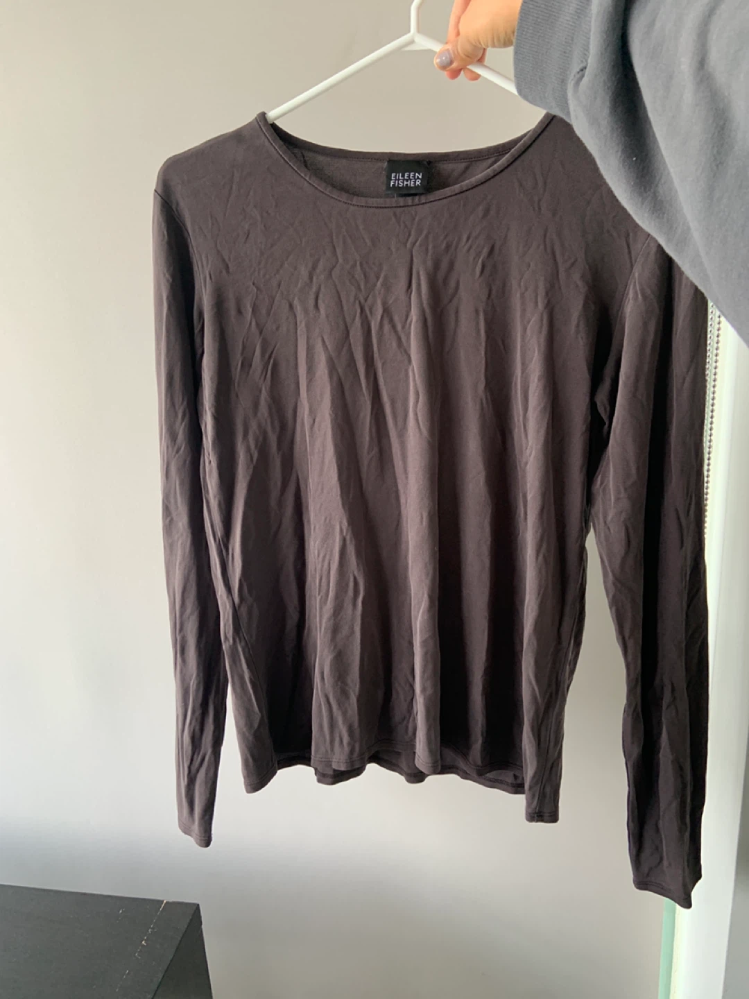 Eileen Fisher Brown Long Sleeve Top - photo 3