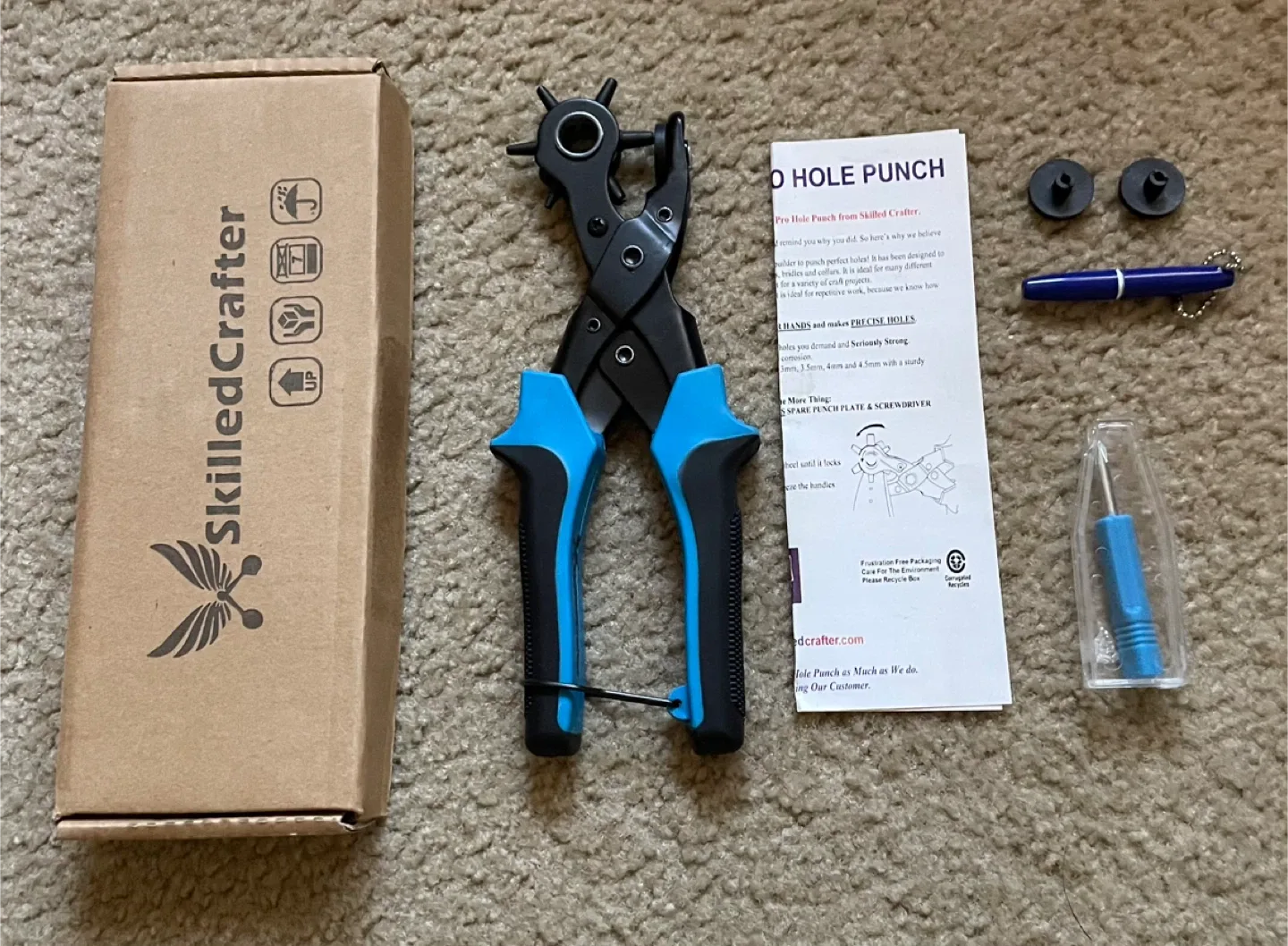 New SkilledCrafter Pro Hole Punch Plier image indicator(2)
