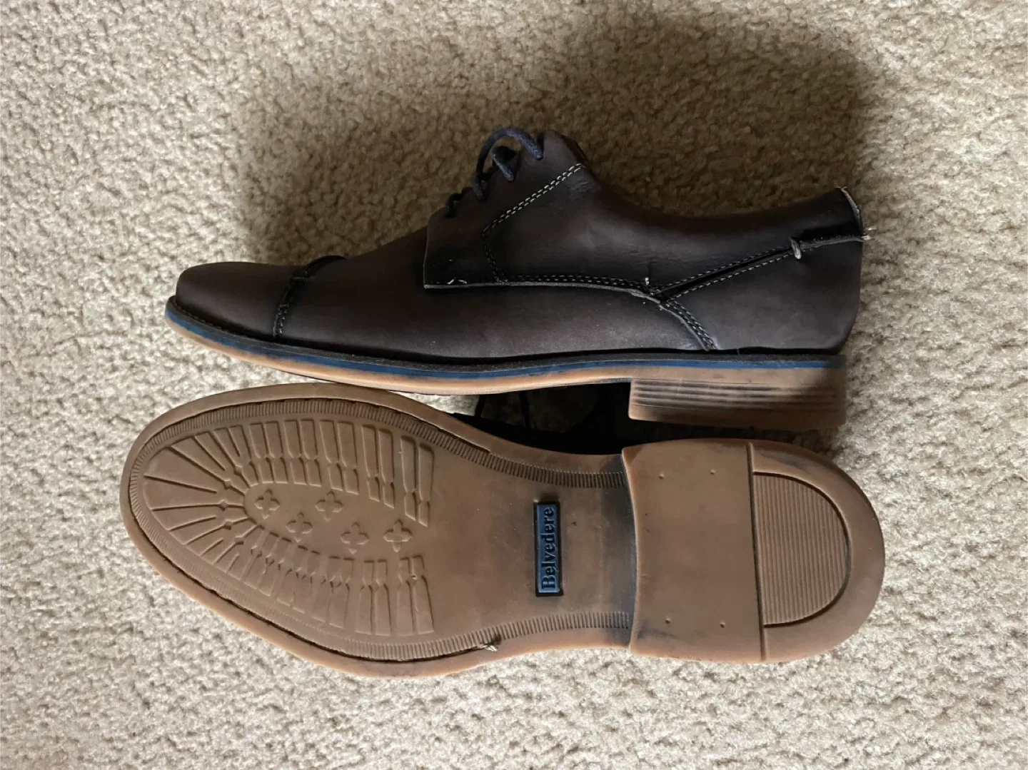 Belvedere “Paris” Brown Leather Dress Shoes image indicator(4)