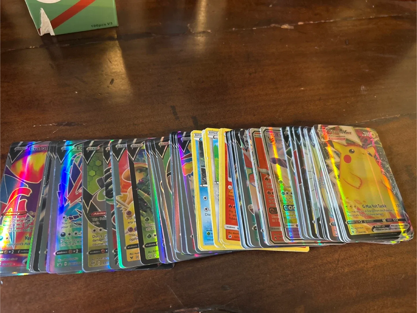 Pokemon V3 Cards - 100pcs image indicator(2)