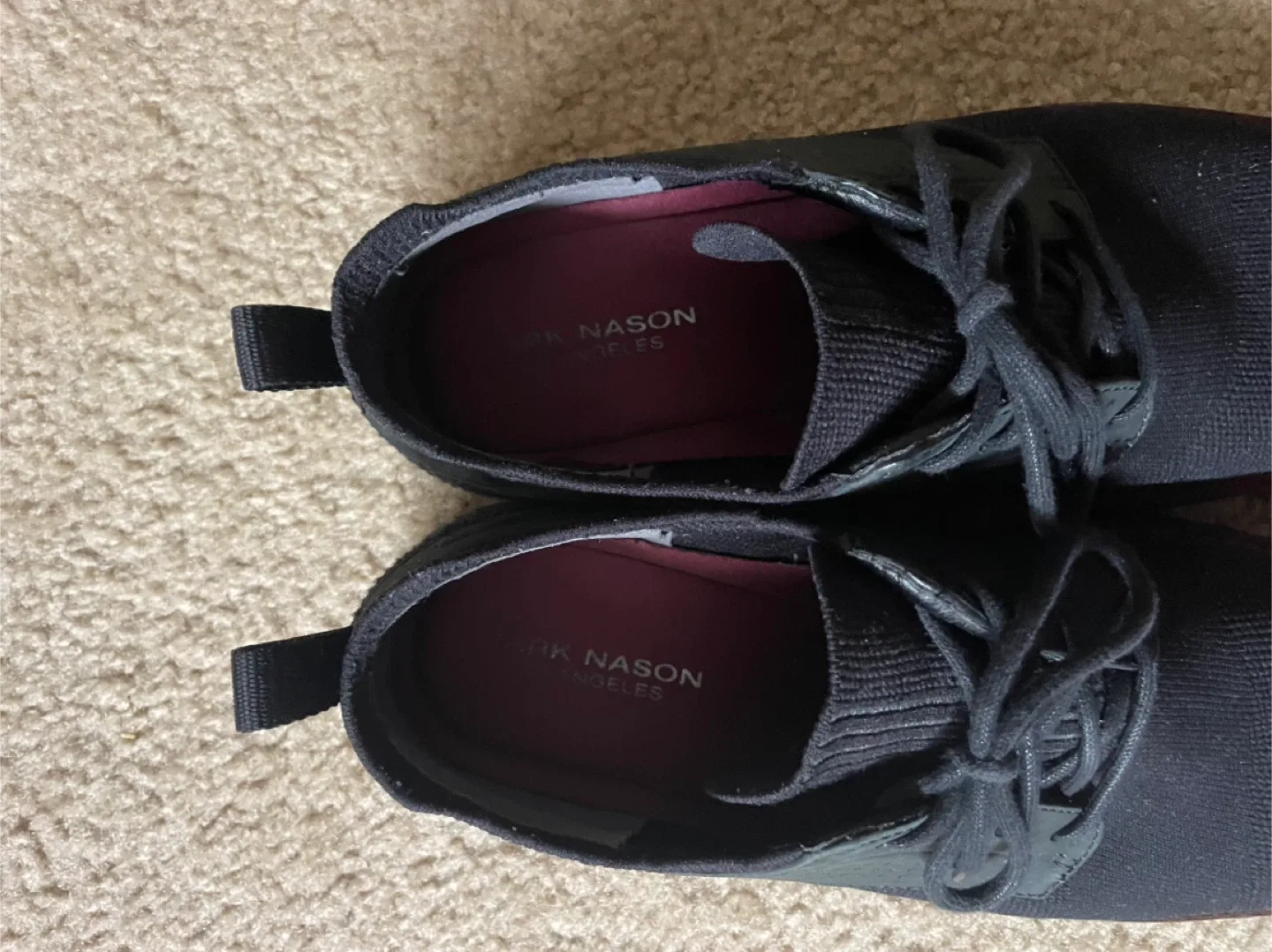 Mark Nason Los Angeles Black Dress/Casual Shoes image indicator(3)