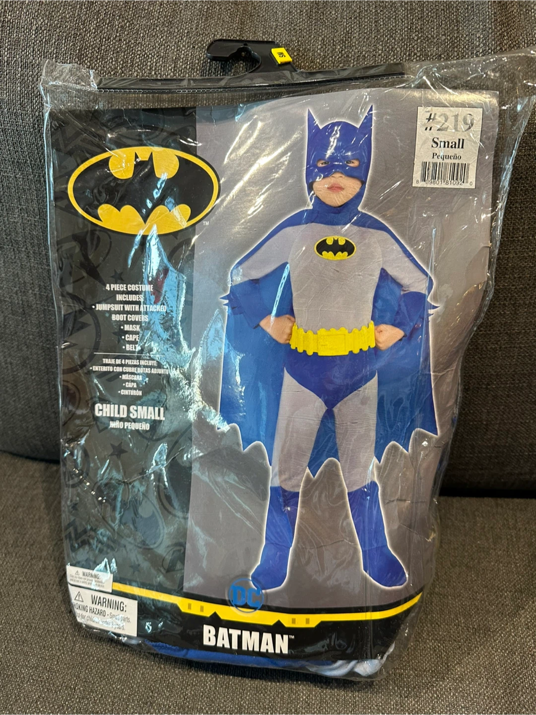 Batman Child Small Costume (4-6 years)