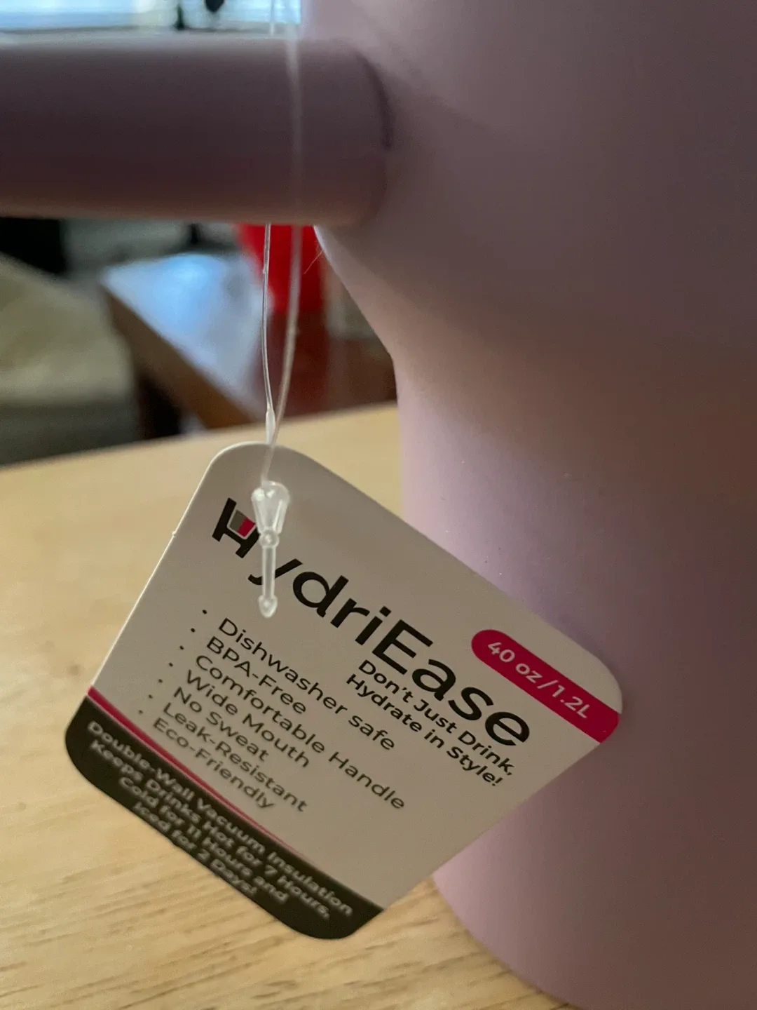 HydriEase 40oz Tumbler - New with Tag image indicator(2)