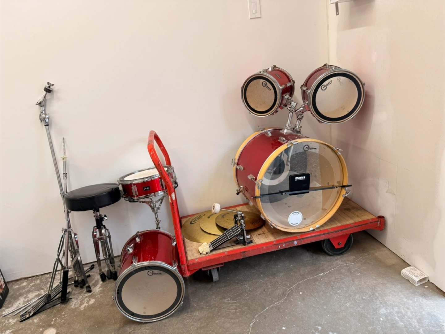Orion Drum Set - Red