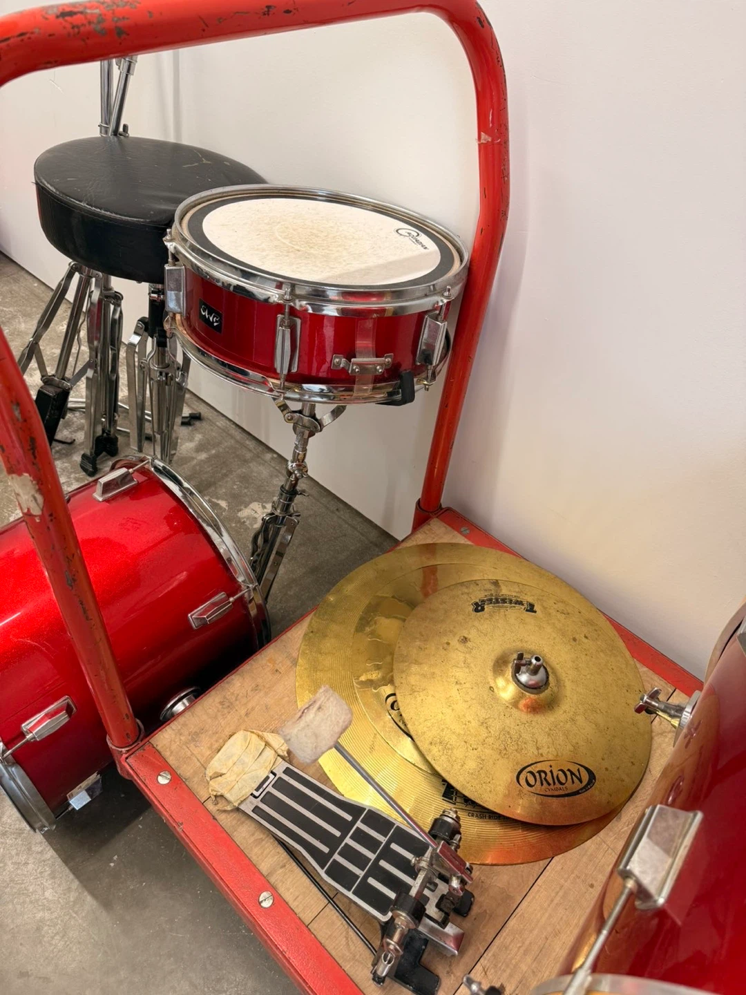 Orion Drum Set - Red - photo 4