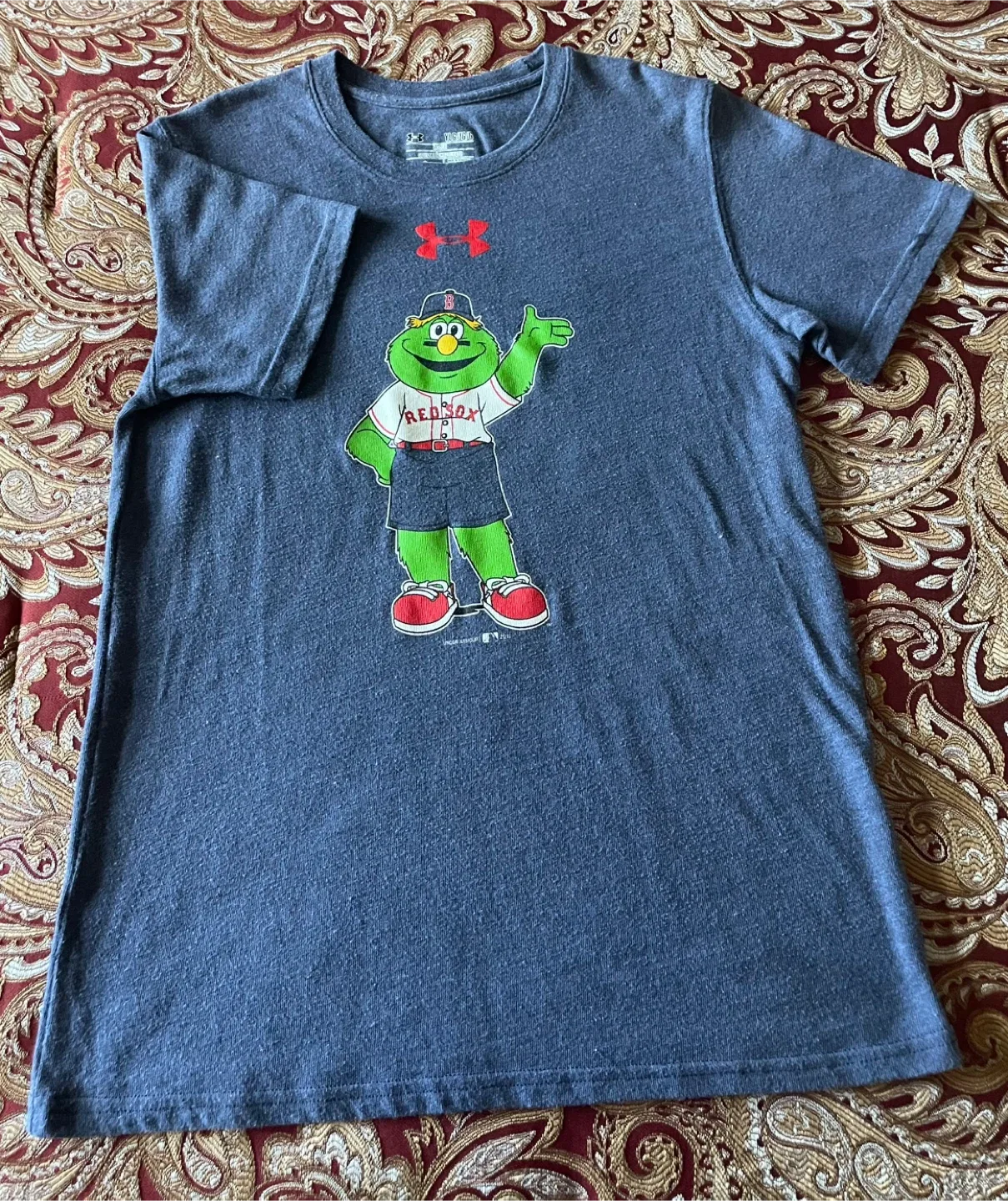 Under Armour Youth Large Red Sox T-Shirt image indicator(4)