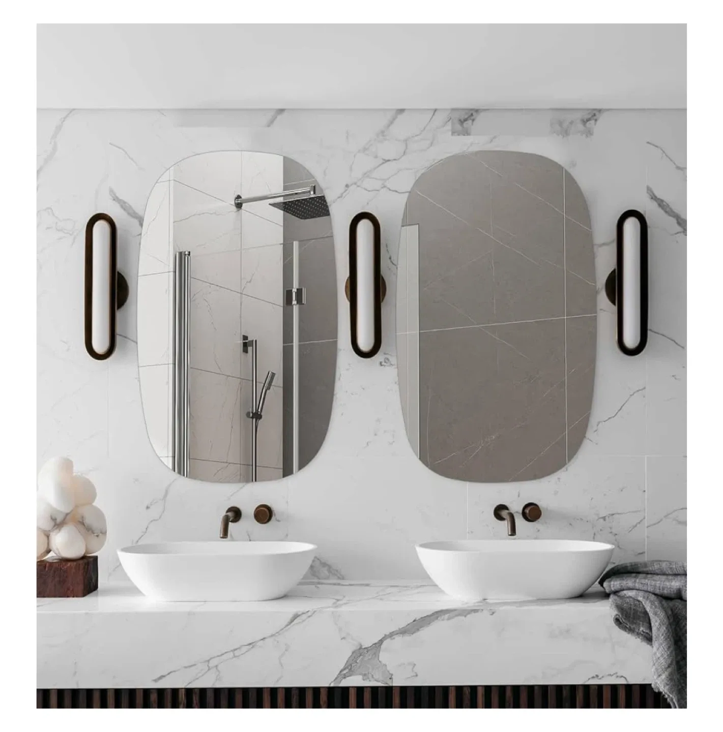 VSAR House Bathroom Vanity Mirror 24”x36” image indicator(3)