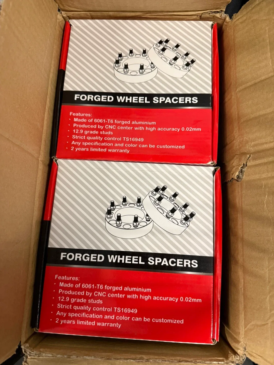 Forged Wheel Spacers - New in Box thumbnail