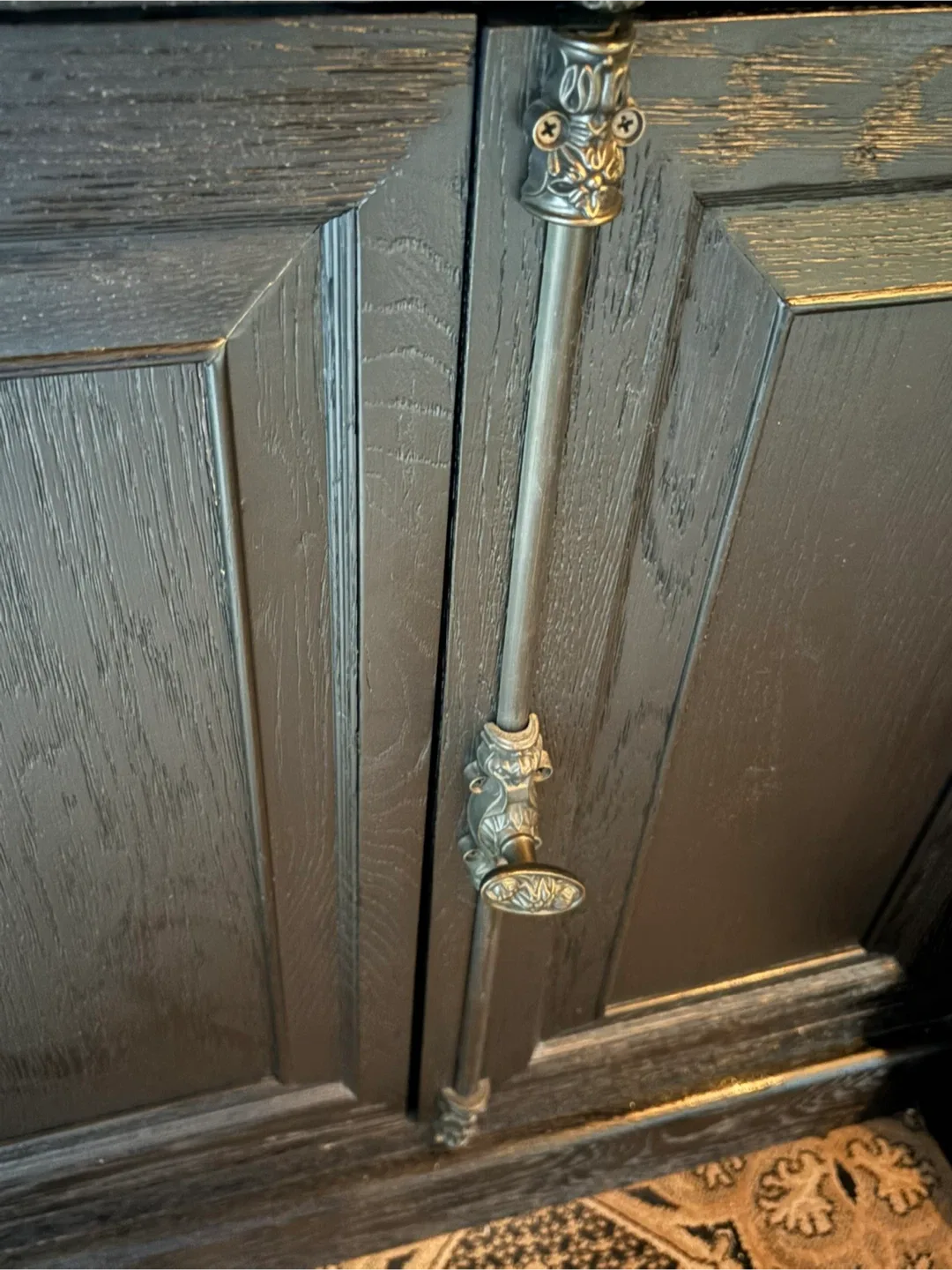 RH French Panel Media Console  107”W x 32”H x 24”D image indicator(5)